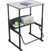 Safco Products Company AlphaBetter® Metal Adjustable Height Open Front Desk Metal | 42.25 H x 28 W in | Wayfair 1203GR