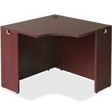 Lorell Essentials Series Corner Desk Wood in Brown | 29.5 H x 35.38 W x 35.38 D in | Wayfair LLR69872