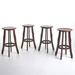 Loon Peak® Rockridge Outdoor 30" Patio Bar Stool Wood in Brown | 30 H x 19.5 W x 19.5 D in | Wayfair 3B145FCF037E4DEFA941526BA17BC5E8