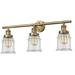 Galaviz 3-Light Dimmable Vanity Light in Yellow Laurel Foundry Modern Farmhouse® | 10 H x 30 W x 9 D in | Wayfair EE0533AA749447578D3968AF7FCB43F9