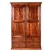 Loon Peak® Horton Armoire Wood in Brown | 72 H x 72 W x 21 D in | Wayfair 9963B62D10AF43F1B64A0F57091EB4AB