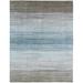 White 24 x 0.5 in Area Rug - Highland Dunes Madeley Ombre Handwoven Wool/Silk Brown/Blue Area Rug Silk/Wool | 24 W x 0.5 D in | Wayfair