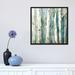 Loon Peak® River Birch II Graphic Art on Wrapped Canvas in Blue/Green/White | 12 H x 0.75 D in | Wayfair LOON6281 32043527