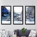 Latitude Run® Amsterdam I' Framed Graphic Art on Canvas Print on Canvas Multi-Piece Image on Acrylic in Blue/Gray | Wayfair LTDR2670 40245136