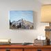 Loon Peak® 'Rugged Peaks' Painting Print on Wrapped Canvas in Blue/Brown/Gray | 8 H x 10 W x 2 D in | Wayfair LOPK1238 40023568