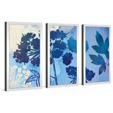 Latitude Run® Blue Sky Garden III' Acrylic Painting Print Multi-Piece Image on Acrylic in Blue/Green | 25.5 H x 40.5 W x 1 D in | Wayfair