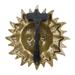 Michael Healy Smiling Sunface Door Knocker in Yellow | 6.5 H x 6.5 W x 2.25 D in | Wayfair MH2011