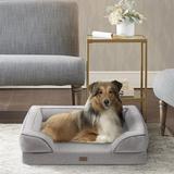 Martha Stewart Bella Pet Bolster Polyester/Memory Foam in Gray | 5.5 H x 25 W x 20 D in | Wayfair MS63PC5358M