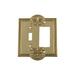 Nostalgic Warehouse Meadows 2-Gang Toggle Light Switch/Rocker Combination Wall Plate in Yellow | 6 H x 5 W x 0.38 D in | Wayfair 719718