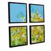 One Allium Way® Rousham Park Garden 4 Piece Framed Painting Print on Canvas Set Canvas in White | 36 H x 36 W x 2 D in | Wayfair OAWY4242 31560587