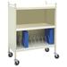 Omnimed Standard Cabinet Style 10 Cap File Cart Metal in Brown | 43.75 H x 34.5 W x 17 D in | Wayfair 260110-BG