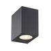 Orren Ellis Alexzander 1 - Bulb 3.75" H Integrated LED Outdoor Bulkhead Light Plastic in Black | 3.75 H x 2.5 W x 3.25 D in | Wayfair