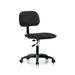 Perch Chairs & Stools Task Chair Upholstered in Black/Brown | 27.25 H x 24 W x 24 D in | Wayfair LBBA1-BBLF