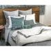 Kevin O'Brien Studio Channel Modern & Contemporary Quilt Set Velvet/Cotton in Gray | Queen Quilt + 2 Euro Shams | Wayfair CHQT-Q-GRY-SET