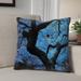 Red Barrel Studio® Olney Rustic Japanese Maple Tree Throw Pillow Polyester/Polyfill blend | 16 H x 16 W x 3 D in | Wayfair RDBT6421 42743285