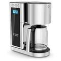 Russell Hobbs 8 - Cup Coffee Maker Metal in Gray/Black | 13.9 H x 11.3 W x 6.25 D in | Wayfair 950114716M