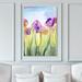 Art Remedy Abstract Floral Field II Flowers - Painting Print on Canvas in Blue/Green/Indigo | 15 H x 10 W x 1.5 D in | Wayfair 30924_10x15_CANV_XHD