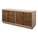 Sarreid Ltd Argyle 71" Wide Pine Wood Sideboard Wood in Gray/Brown | 30 H x 71 W x 18 D in | Wayfair 53405-1