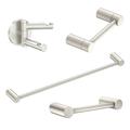 Moen Align 4 Piece Bathroom Hardware Set Metal in Gray | Wayfair KA-ALI-4-BN