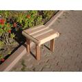Rosecliff Heights Henry Solid Wood Outdoor Side Table Wood in Red | 18 H x 20 W x 20 D in | Wayfair ROHE5738 41401025