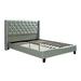 Rosdorf Park Krueger Upholstered Platform Bed Upholstered in Gray | Full | Wayfair F7A43A2803AA4FC3828AF39CED077BD0