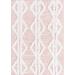 Gray 27 x 0.5 in Area Rug - Sabrina Soto™ Collection Casa Geometric Cotton Pink Area Rug Cotton | 27 W x 0.5 D in | Wayfair 3153812