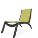 Telescope Casual Dune Chaise Lounge Plastic in Green/Gray | 39.75 H x 25.5 W x 53 D in | Outdoor Furniture | Wayfair 9N8T38D01