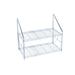 Restaurant Supply Depot Chrome Wire Double Wall Shelf Metal in Gray | 12 H x 24 W x 13 D in | Wayfair CH-WWS-1224-2