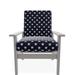 Telescope Casual Wexler Patio Chair w/ Cushions Plastic in Gray/Black | 38 H x 29.5 W x 31 D in | Wayfair 5W7Y94601