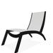 Telescope Casual Dune Chaise Lounge Plastic in White/Black | 39.75 H x 25.5 W x 53 D in | Outdoor Furniture | Wayfair 9N8806D01