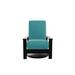 Telescope Casual Leeward Swivel Recliner Patio Chair w/ Cushions Plastic in Black | 39 H x 33 W x 35 D in | Wayfair 869857A01