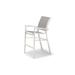 Telescope Casual Bazza Stacking Patio Dining Chair Sling in White | 43.5 H x 26.5 W x 26.5 D in | Wayfair Z59695701