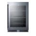 Summit Appliance 138 Can Convertible Beverage Refrigerator Glass | 34 H x 23.38 W x 22.75 D in | Wayfair CL24BV