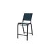 Telescope Casual Reliance Stacking Patio Dining Side Chair Sling in Black | 46 H x 21 W x 28 D in | Wayfair 8L9824D01