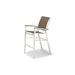 Telescope Casual Bazza Stacking Patio Dining Chair Sling in White | 43.5 H x 26.5 W x 26.5 D in | Wayfair Z49611001