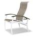 Red Barrel Studio® Hinch Patio Dining Chair Sling in White | 39 H x 28.5 W x 30 D in | Wayfair 50D48C63A0DB4F28A57901753296C8A4