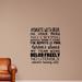 Winston Porter Man Rules Wall Decal Vinyl in Black | 36 H x 30 W in | Wayfair 6B7145A8DCF04CF4ABC62F15E36DFC6C