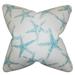 The Pillow Collection Ilene Coastal Cotton Throw Pillow Cover in Blue | 18 H x 18 W x 5 D in | Wayfair P18FLAT-pp-seafriends-coastalblue-