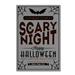 The Holiday Aisle® 'Halloween 3' Textual Art on Wrapped Canvas in Black/Gray | 19 H x 12 W x 2 D in | Wayfair THLA1579 39249603