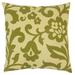 The Pillow Collection Fisseha Floral Bedding Sham Polyester in Green/Brown | 26 H x 20 W x 5 D in | Wayfair STD-MER-M9105-KIWI-R61P39
