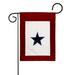 Breeze Decor Two Group Blue Star Service Americana Military Applique Decorative Vertical 2-Sided House Flag in Red | 18.5 H x 13 W in | Wayfair