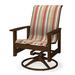 Telescope Casual Leeward MGP Sling Dining Swivel Rocker Metal/Sling in Brown | 38.5 H x 29 W x 28.5 D in | Outdoor Dining | Wayfair 945K31001