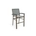 Telescope Casual Bazza 30" Patio Bar Stool in Black/Blue/Brown | 47.5 H x 26.5 W x 26.5 D in | Wayfair ZN9J36501