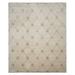 White 36 x 0.5 in Area Rug - Tufenkian Geometric Hand-Knotted Wool/Silk Beige/Brown Area Rug Silk/Wool | 36 W x 0.5 D in | Wayfair 274.T225...0305