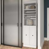 Lark Manor™ Alvaretta 25" W Closet System Walk-In Tower Manufactured Wood in White | 85 H x 25 W x 20 D in | Wayfair
