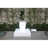 Vondom Adan Resin Statue Planter Plastic | 16.5 H x 11.75 W x 16.25 D in | Wayfair 49064Y-ICE