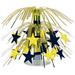 The Holiday Aisle® New Years Star Mini Cascade Centerpiece in Black/Yellow | Wayfair THLA7922 40758388