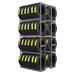 Tennsco Corp. 120" H x 60.63" W x 44" D Double Entry Storage Rack Wire/Metal in Gray | 120 H x 60.63 W x 44 D in | Wayfair ZDT-60120S-MGY