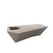 Vondom Faz Plastic Planter Outdoor Bench Plastic in Brown | 17.75 H x 33.5 W x 78.75 D in | Wayfair 54046-TAUPE