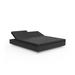 Vondom Vela - Square Daybed w/ 2 Reclining Backrests - 78.75"x78.75" - Lacquered Plastic in Black/Brown | 15.75 H x 70.75 W x 78.75 D in | Outdoor Furniture | Wayfair